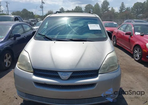 2004 Toyota Sienna Ce/Le из США, поврежденный, VIN 5TDZA23C24S148935